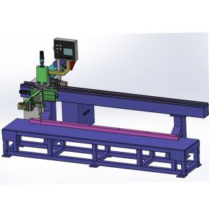 線路再建用自動溶接機